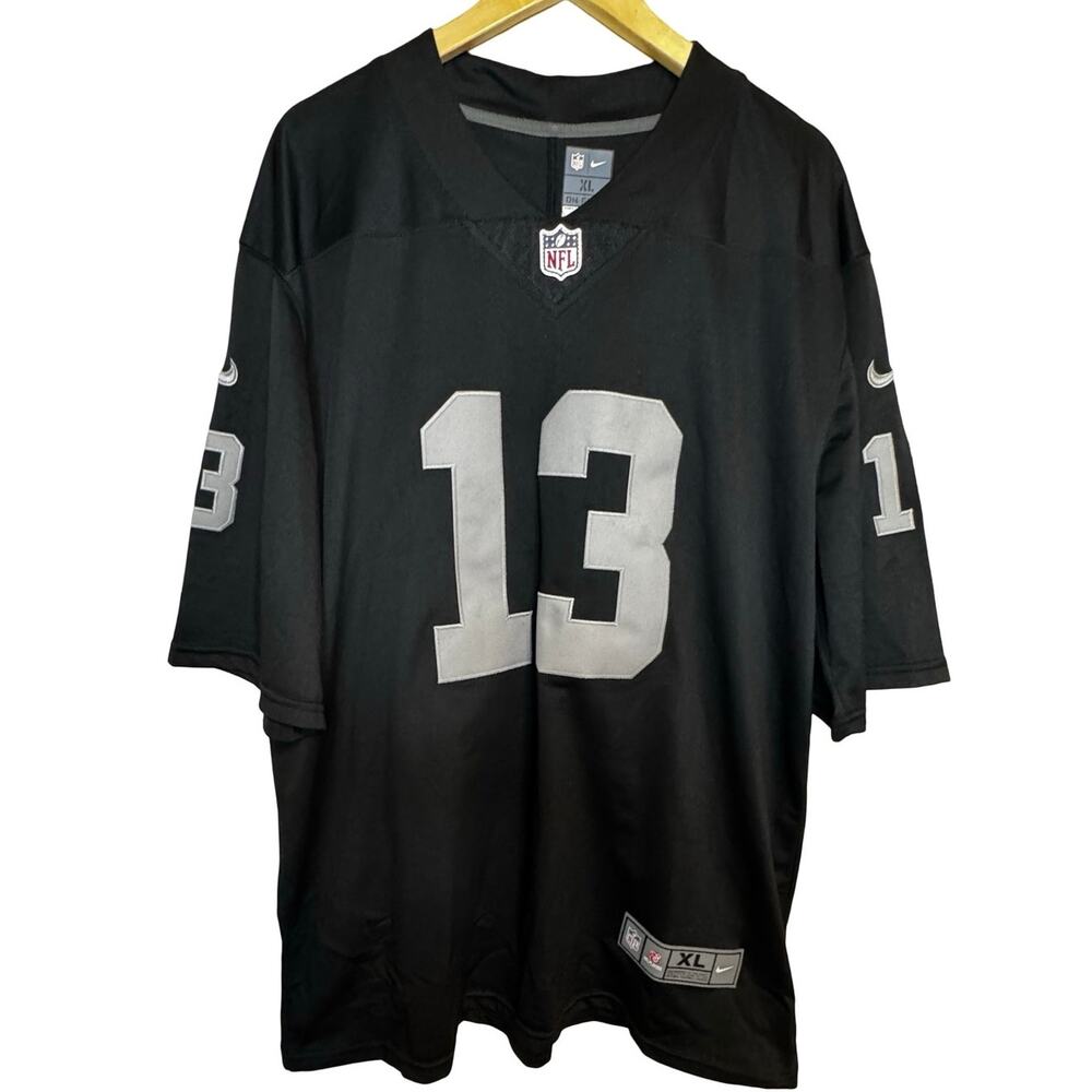 Nike Hunter Renfrow Las Vegas Raiders NFL Jersey Black Size XL #13 Game Day